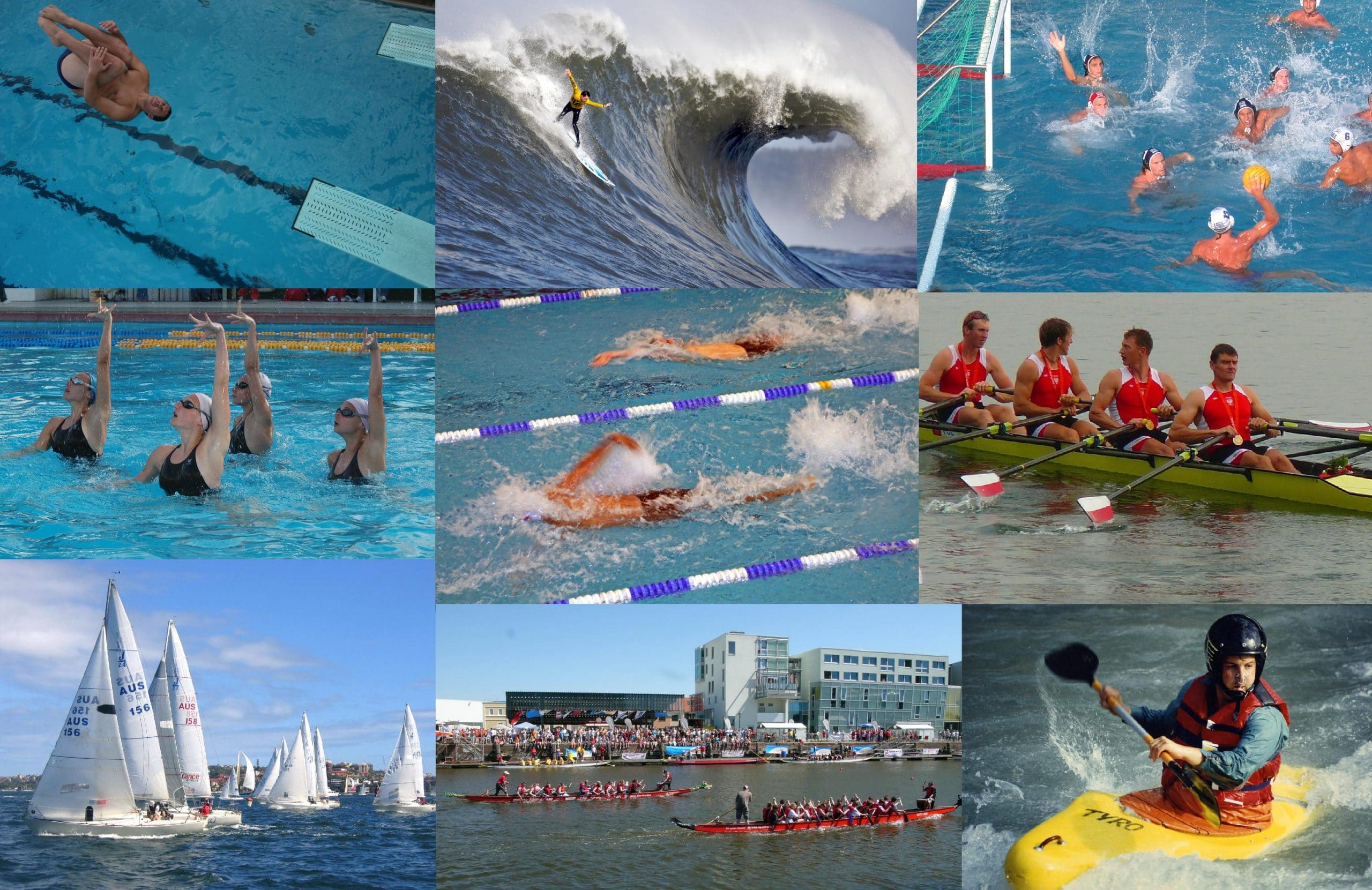 list of water sports