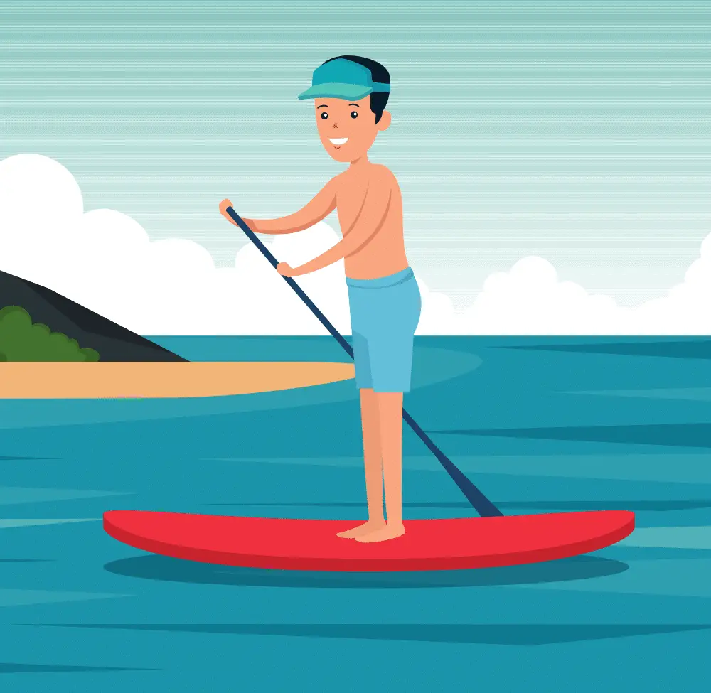 paddle boarding technique