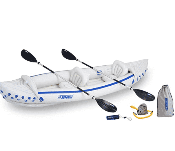 Sea Eagle 370 Deluxe 3 Person Inflatable Sport Kayak