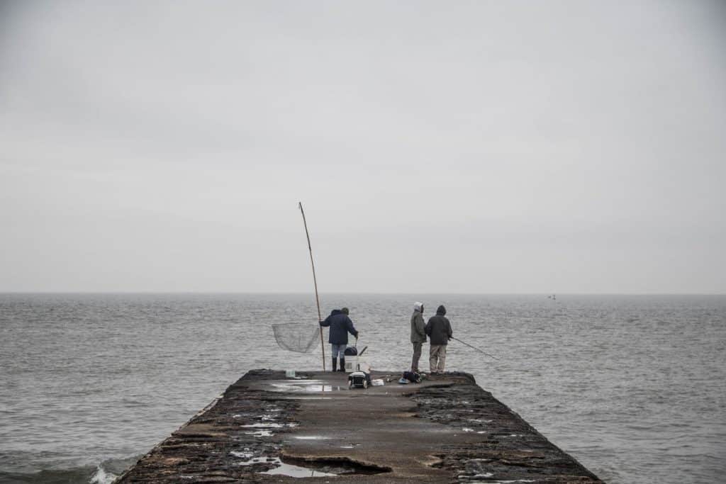 is it better to fish in the rain