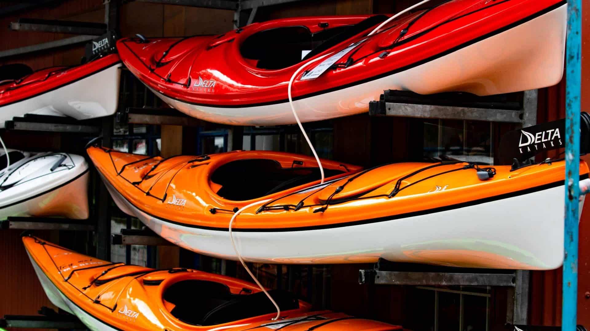 how to store a kayak in a garage