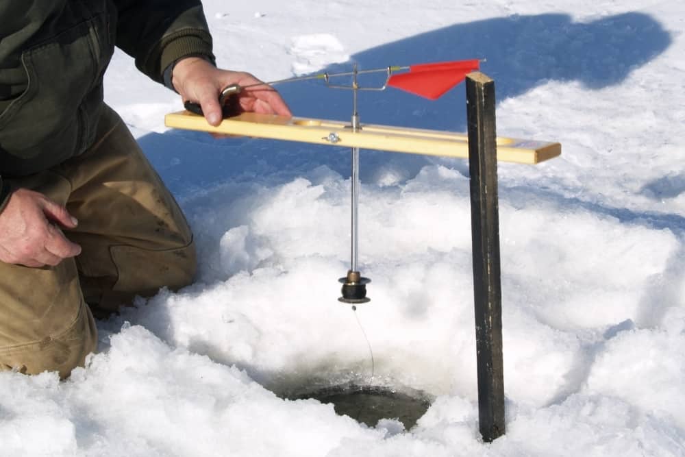 Ice Fishing Tip Up Techniques/Strategy