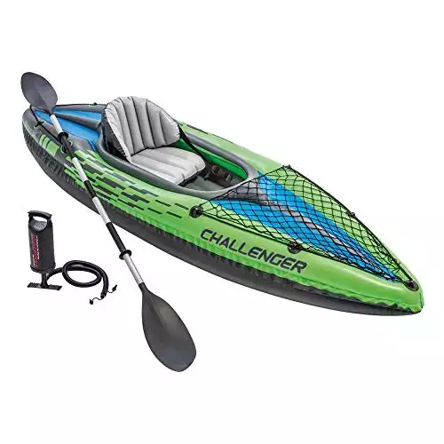 Intex Challenger K1 Kayak, 1-Person Inflatable Kayak