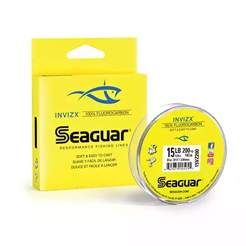 Seaguar Invizx 100% Fluorocarbon Fishing Line