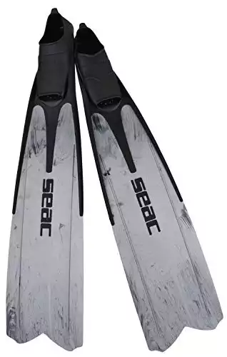 6. Seac Shout Camo S700, Long Fins for Freediving