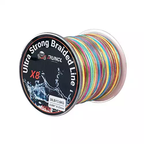 RUNCL Braided Line With 8 High-Strength Strands