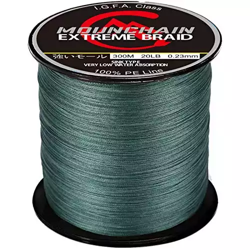 Mounchain 100% PE Braided Fishing Line