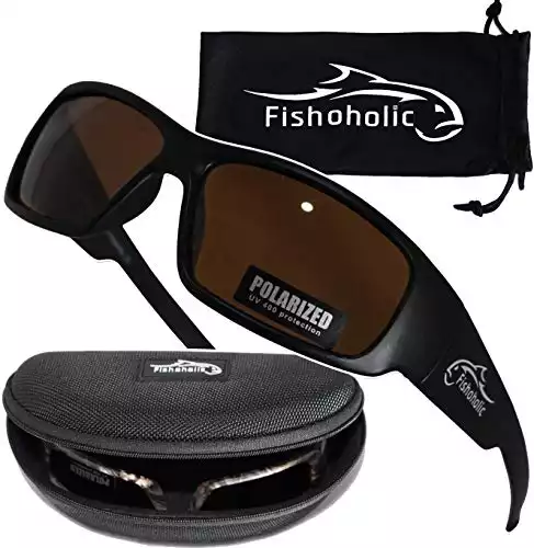 3. Fishoholic Polarized Fishing Sunglasses