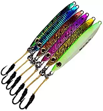 Flat Side Jigs Fast Ocean Lures With Mustad Hooks