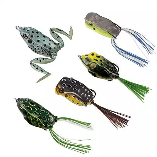 RUNCL Topwater Frog Lures