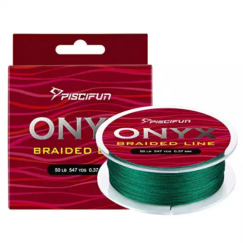 Piscifun Onyx Braided Fishing Line/547Yd 6lb