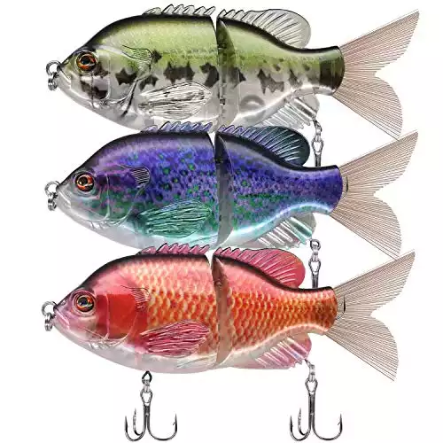 TRUSCEND Metal Jointed Fishing Lures 6"
