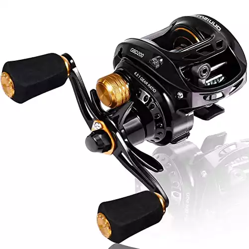 PLUSINNO Elite Hunter Baitcasting Fishing Reel